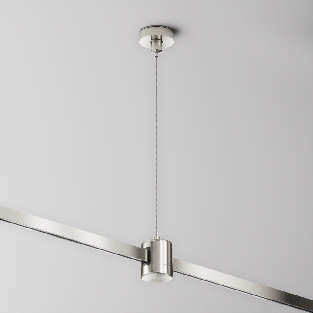 Подвес тросовый Hang с прямым коннектором питания платина Maytoni   TRA157SW-IPC1-PT