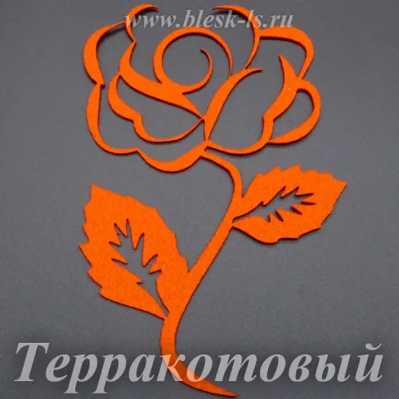 Фетровая основа #33, Основа #33 (терракотовая)