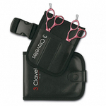 Набор ножниц для стрижки и филировки 3 Claveles Duraluminium Pink Set 12693