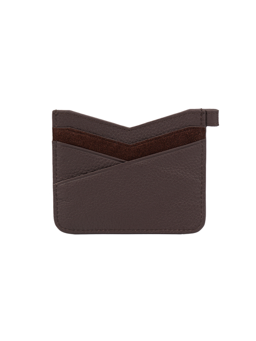 Картхолдер BERN шоколадного цвета
