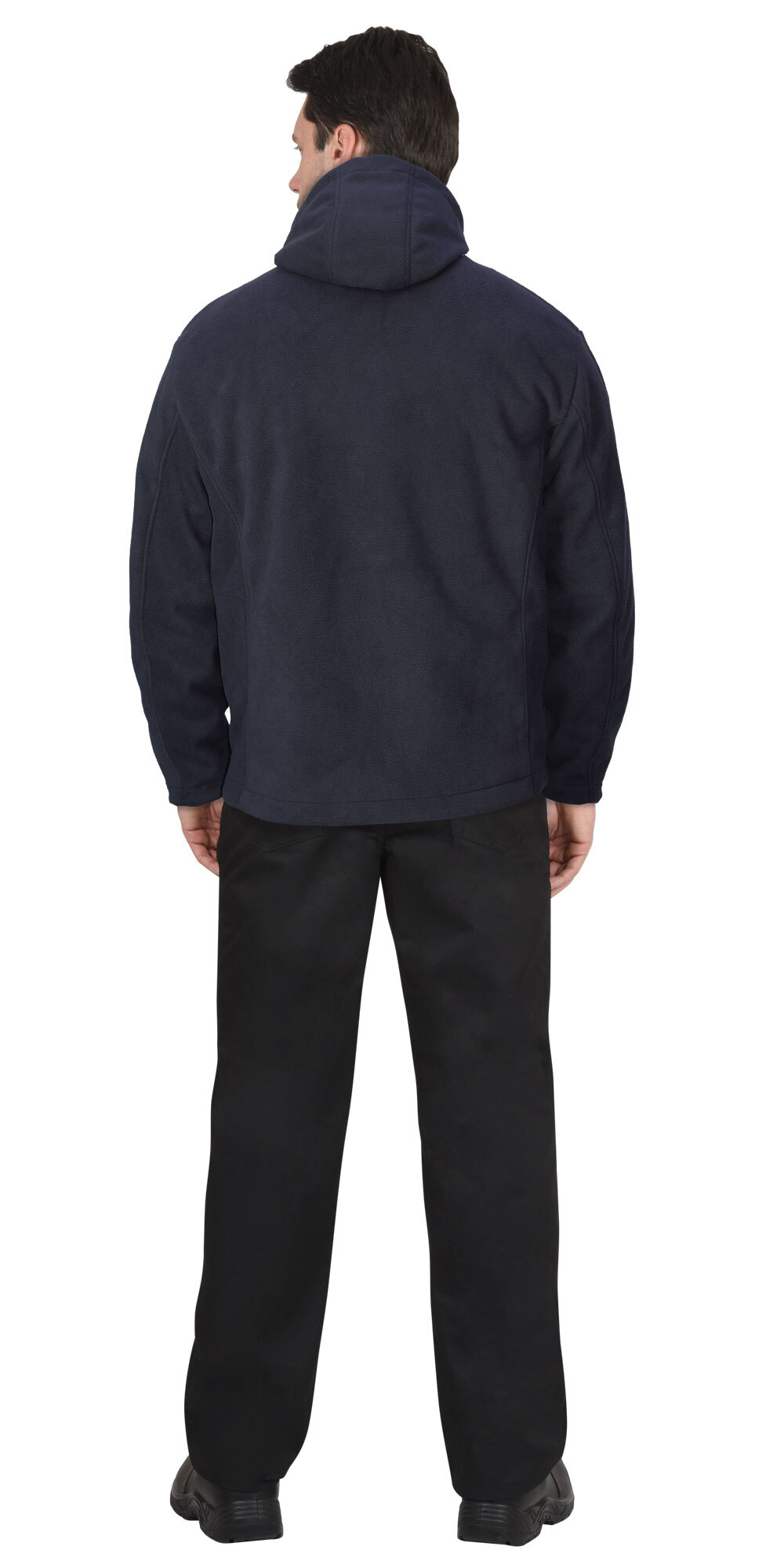 Куртка флисовая СИРИУС-ТЕХНО синяя (флис дублированный)