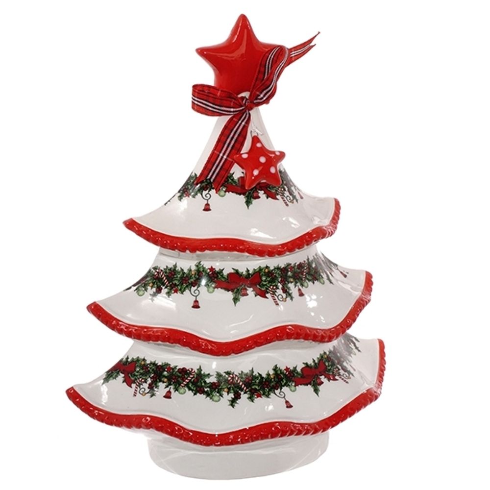 GAEM Конфетница "Елка", 1, 1350 мл, L25 W16 H29 см