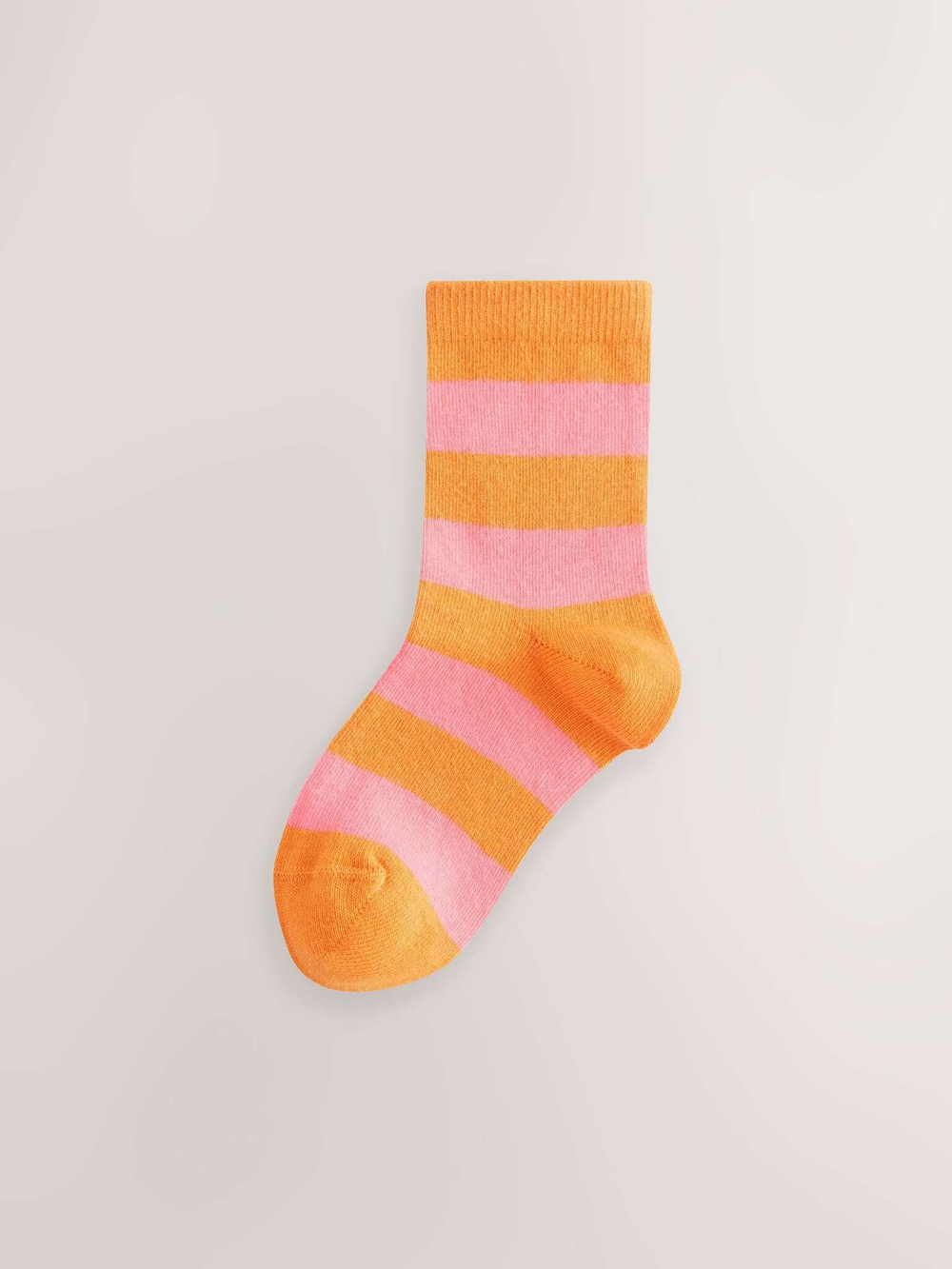 Носки хлопковые для девочки Next E88-926, 3 шт., Оранжевый, Бирюзовый, Сиреневый