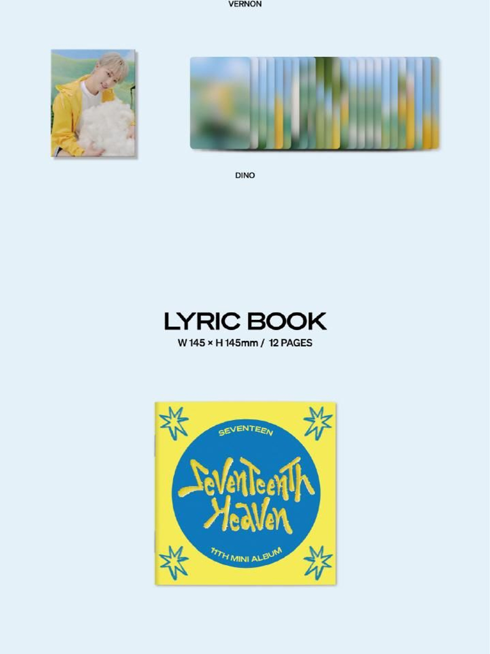 Альбом SEVENTEEN - SEVENTEENTH HEAVEN 11th Mini Album CARAT Version