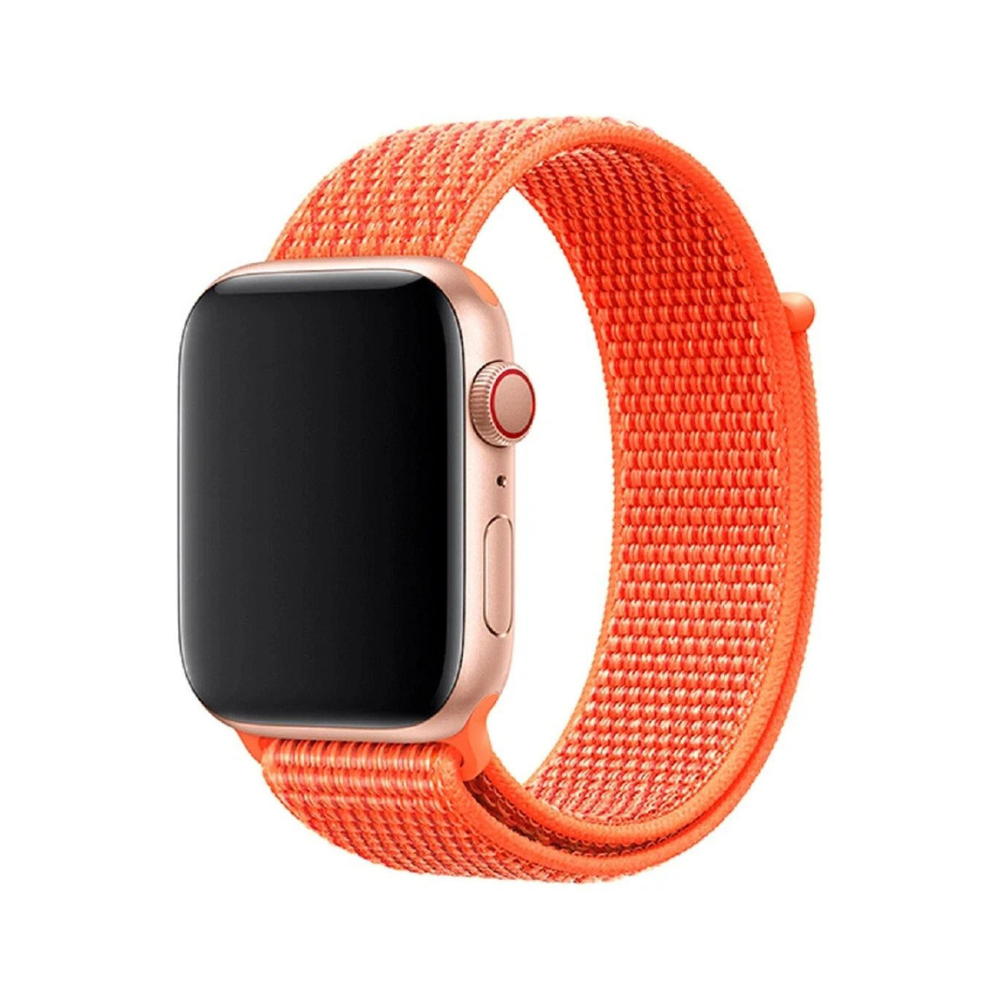 Нейлоновый ремешок Apple Watch, 38/40/41, S/M, M/L, оранжевый