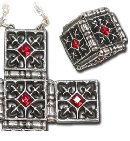 Подвеска Alchemy Gothic P442 Mystical Cube Cross