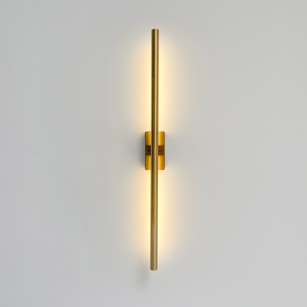 Бра Cloyd LINEAS-B W1 / выс. 60 см- 4000K - латунь (арт.20219)