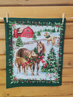 Набор полотенец "Волшебство Нового года", 3шт, рогожка