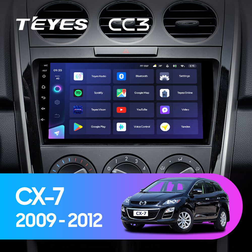 Teyes CC3 9" для Mazda CX-7 2009-2012
