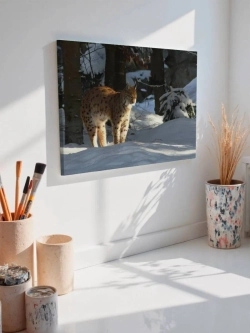 Картина на стену 40 X 50 Рысь