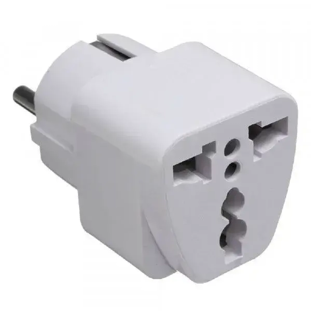 Сетевой переходник с китайской или американской вилки с заземлением