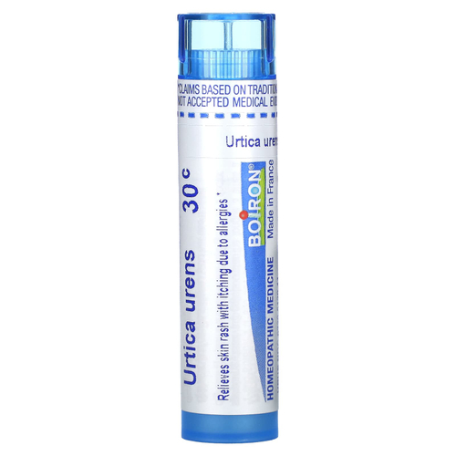 Boiron, Urtica urens, 30C, для облегчения кожной сыпи, прибл. 80 гранул