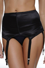 Пояс для чулок из плотной сатиновой ткани (Размер: L) (Цвет: леопард)