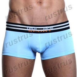 Мужские трусы боксеры голубые HOM