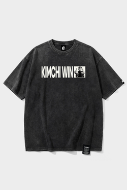Футболка SHMOT "KIMCHI WIN" GARMENT DYE Черный