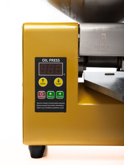 AKITAJP AKJP-600 электрический шнековый полупрофессиональный маслопресс с термостатом для дома и малого бизнеса