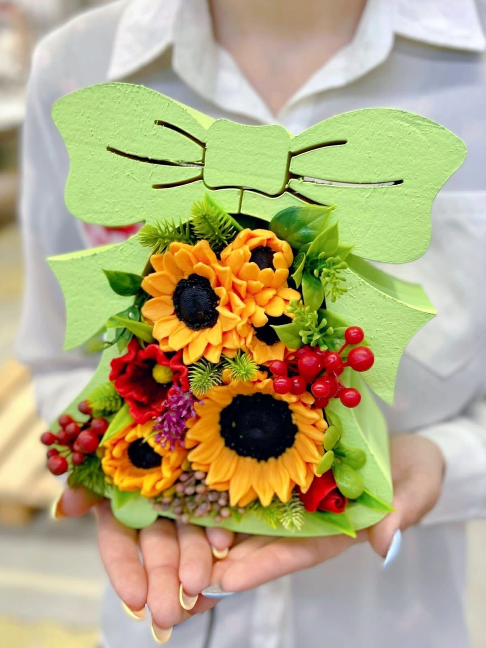 Букет «Колокольчик мятный»