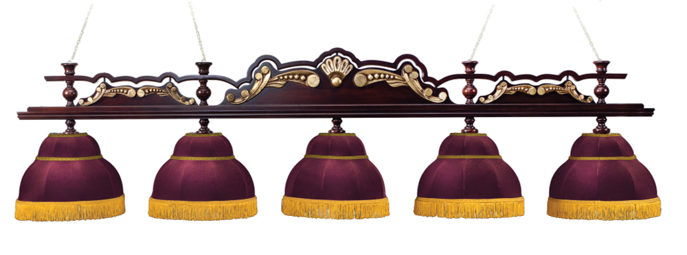 Лампа Император-Люкс 5 плафонов - ясень