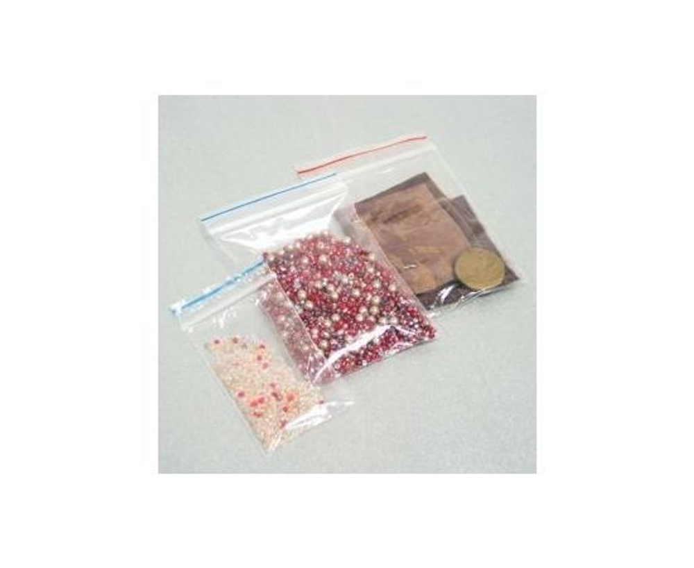 Пакет с замком Zip-lock ПВД, 150х220мм, 35мкм, 100шт.