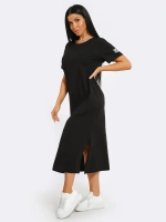 Платье хлопок однотон большие размеры