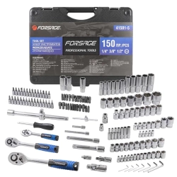 Набор инструмента 150пр. 1/4'',3/8'',1/2''(6-гр.)(4-32мм) Forsage F-41501-5