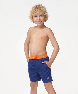 Шорты для плавания Sailor Navy/Orange, полиэстер, детский