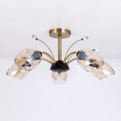 Citilux Комета CL108155 Люстра потолочная Бронза Венге