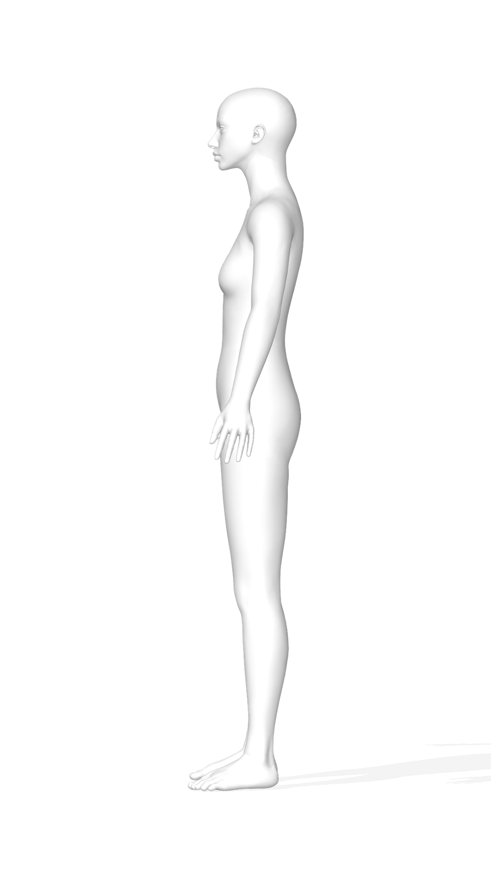 3D аватар манекена Моника