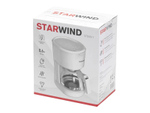 Кофеварка StarWind STD0611 белый
