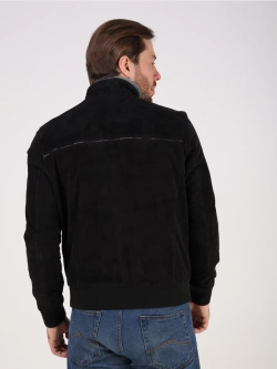 Кожаная куртка демисезонная замшевая натуральная