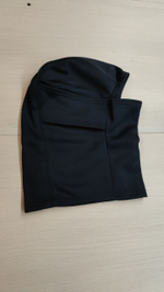 Маска балаклава для лица универсальная на флисе полумаска унисекс