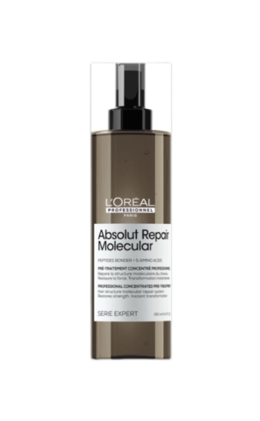 L’OREAL Professionel Absolut Repair Molecular/ Пре-шампунь спрей-концентрат для глубокого восстановления поврежденных волос