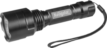Фонарь Navigator 71 583 NPT-P03-18650 алюм. проф. 1 CREE LEDx10Вт. Акк. 3.7В 2А