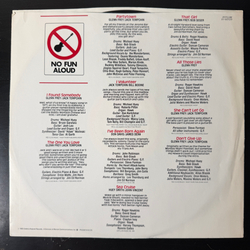 Виниловая пластинка Glenn Frey ‎– No Fun Aloud LP