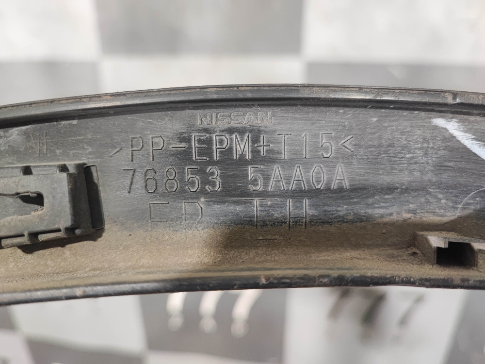 Накладка крыла переднего левого Nissan Murano 3 (Z52) 14-нв Б/У Оригинал 768535AA0A