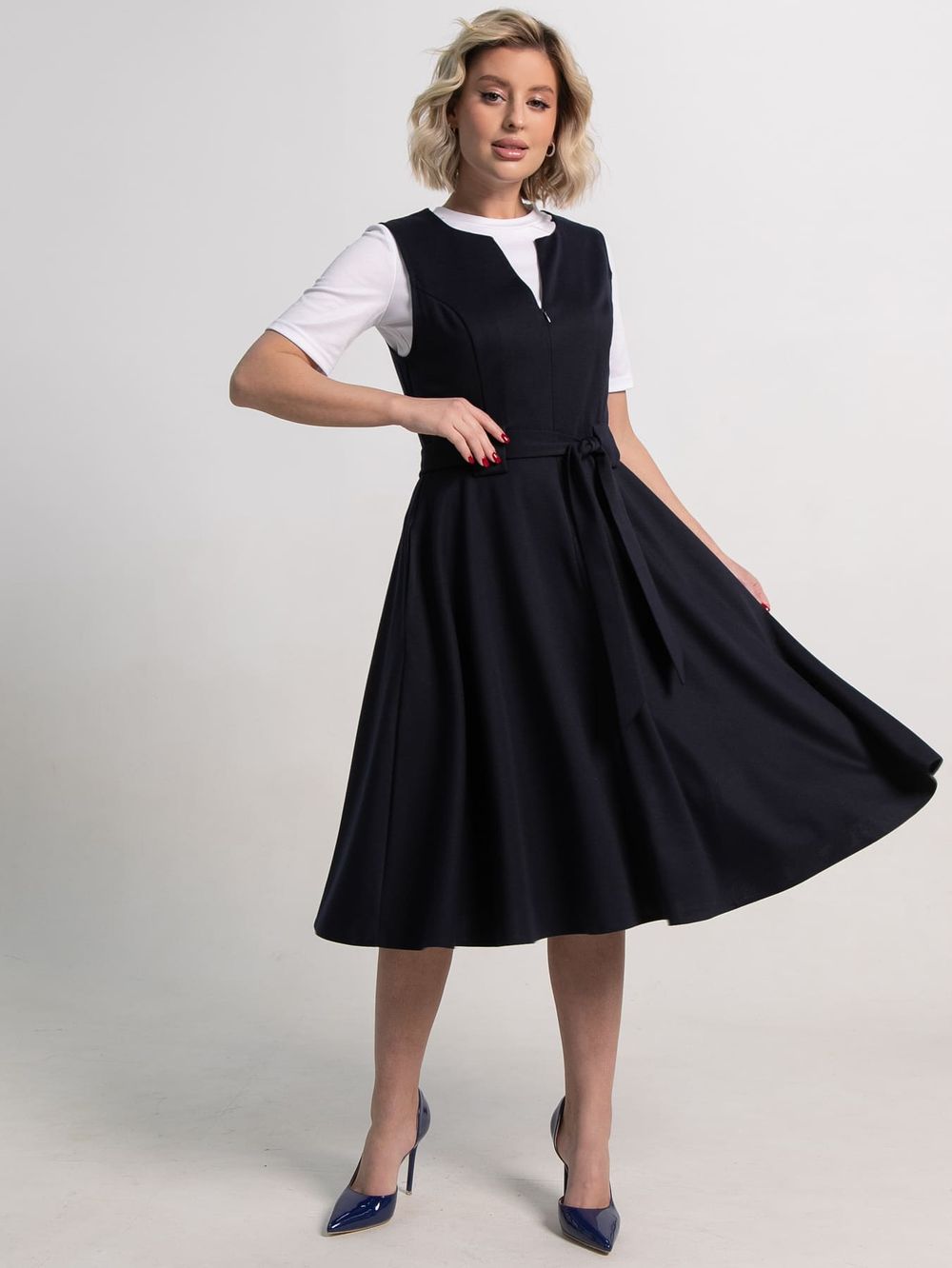 Платье Эрика (темно-синее) П15204-53М LT Collection