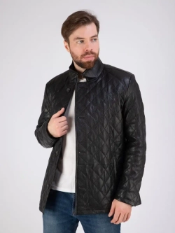 Куртка кожаная из натуральной кожи демисезон