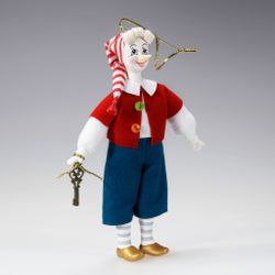 Ёлочная игрушка Мальчик в костюме Буратино