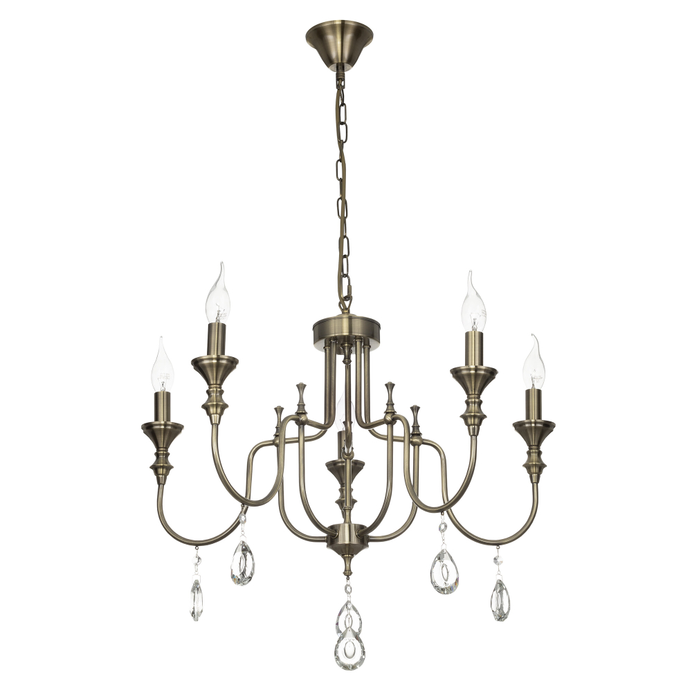 Citilux Рига CL437153 Люстра подвесная Бронза