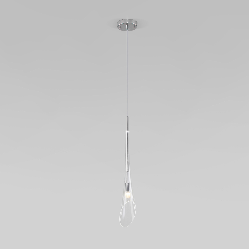 Подвесной светильник 50224/1 хром/прозрачный