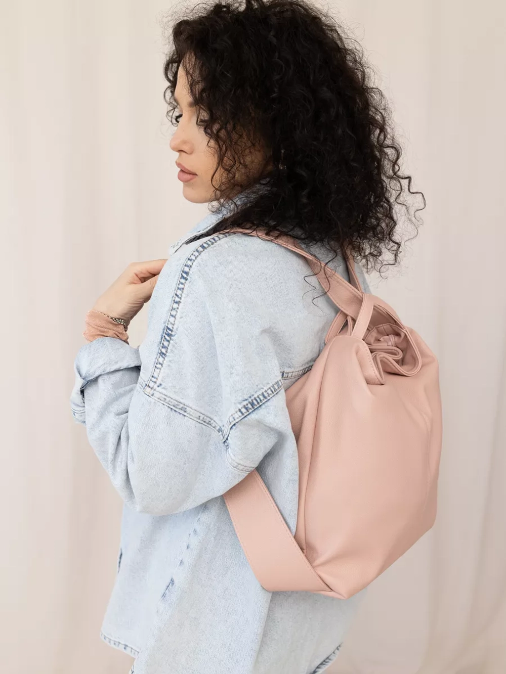 Сумка рюкзак через плечо большая трансформер