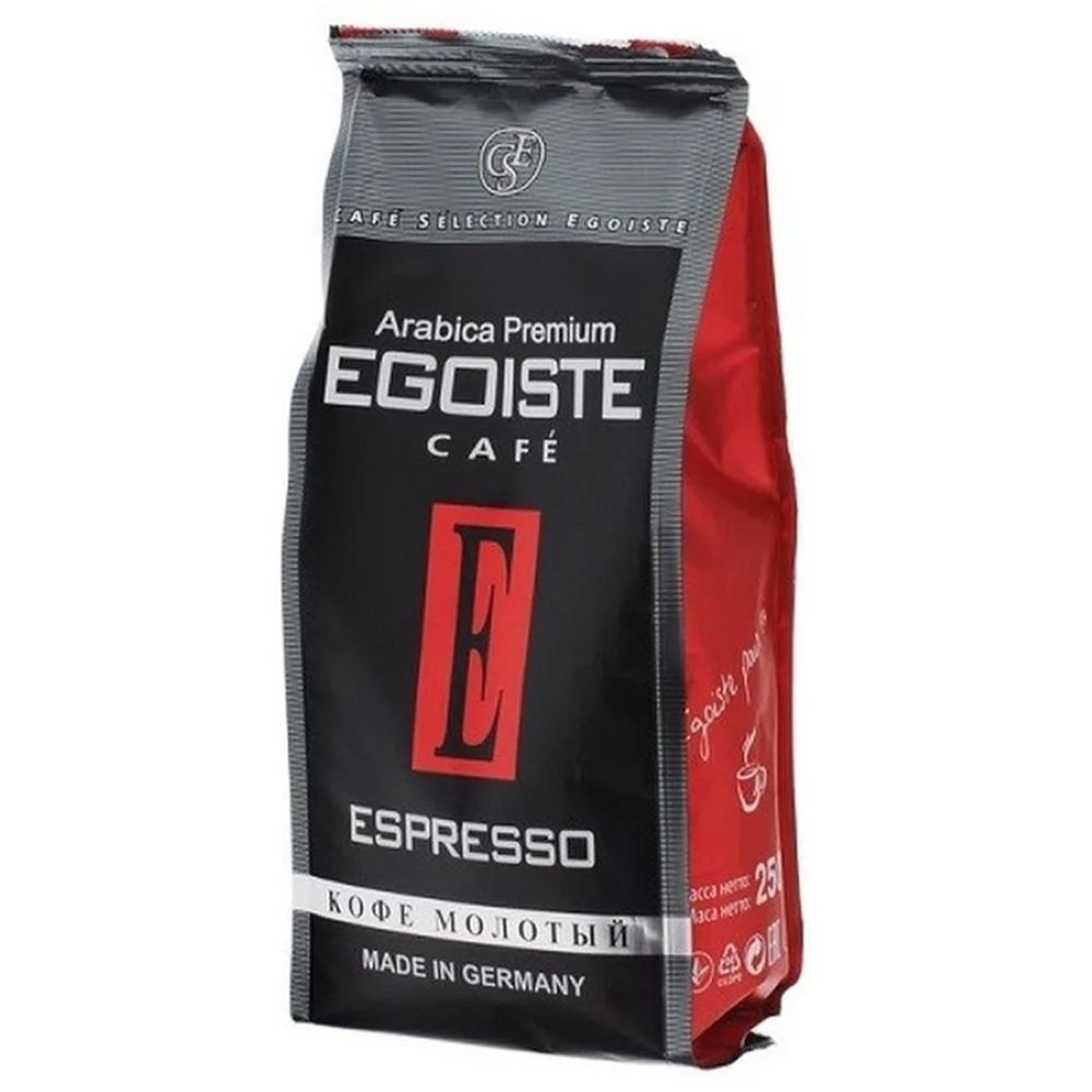 Кофе молотый Egoiste Espresso 250 г
