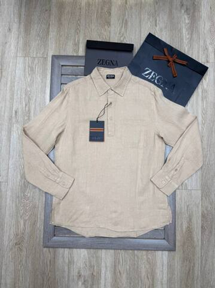 Льняная рубашка Zegna