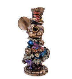 Veronese WS-1239/ 1 Статуэтка в стиле Стимпанк «Леди Мышь с зонтиком»