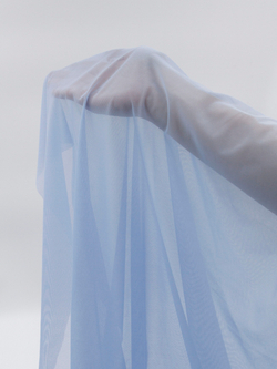 Сетка эластичная голубая отрезом 75х50 см (Турция)