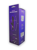 Черный реалистичный вибратор-кролик - 23 см. (Цвет: черный)