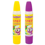 Клей канцелярский двусторонний 30мл, с узким и широким аппликаторами (ЮНЛАНДИЯ) (Комплект 24шт.)