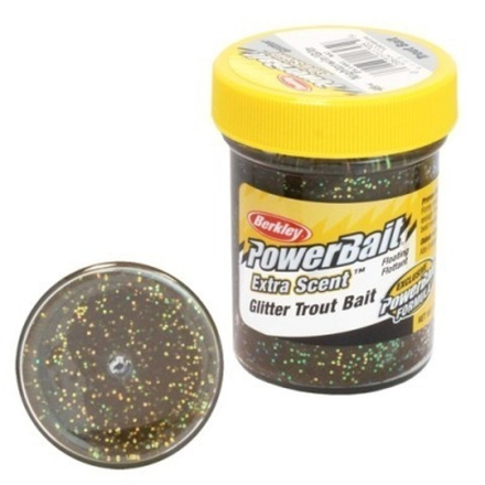 Паста форелевая Berkley PowerBait Select Glitter Trout Bait Black Pearl 50gr