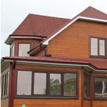 Черепица гибкая Roofshield P-S-9 Premium Стандарт красная с оттенением