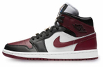 Кроссовки Jordan Air Jordan 1 Mid "Maroon" (Женская размерная сетка)